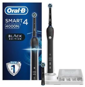 ΗΛΕΚΤΡΙΚΗ ΟΔΟΝΤΟΒΟΥΡΤΣΑ ORAL-B SMART 4000 BLACK ΗΛΕΚΤΡΙΚΗ ΟΔΟΝΤΟΒΟΥΡΤΣΑ ORAL-B SMART 4000 BLACK