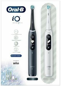   ORAL-B IO SERIES 7 MAGNETIC DUO BLACK & WHITE