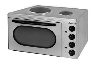 FANCY ΦΟΥΡΝΑΚΙ ΜΕ 2 ΕΣΤΙΕΣ FANCY 0155 INOX