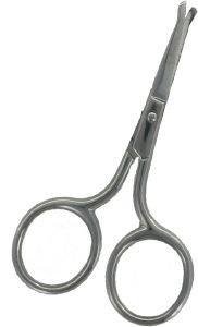 THE BARBXPERT ΨΑΛΙΔΙ ΓΙΑ ΓΕΝΙΑ ΚΑΙ ΜΟΥΣΤΑΚΙ THE BARB&#039;XPERT PROVOST CURVED PRECISION SCISSORS 0594