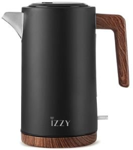 IZZY ΒΡΑΣΤΗΡΑΣ IZZY IZ-3016 WOODEN ΜΑΥΡΟ 1.7LT 2200W 224128