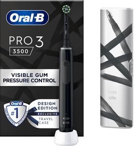   ORAL-B PRO 3 3500 BLACK DESIGN EDITION