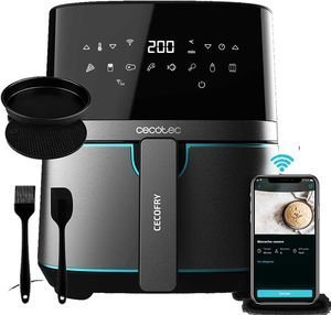    5.5 LT 1700 W CECOFRY FULL INOXBLACK 5500 CONNECTED PACK CECOTEC CEC-03319