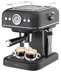 ΚΑΦΕΤΙΕΡΑ ESPRESSO PRIMO PREM-40444 ECO ΜΑΥΡΗ/CHROME ΚΑΦΕΤΙΕΡΑ ESPRESSO PRIMO PREM-40444 ECO ΜΑΥΡΗ/CHROME