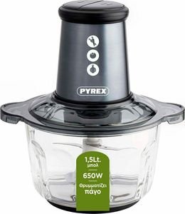 ΜΙΞΕΡ ΤΣΟΠΕΡ PYREX SB224 MULTI GLASS 650W 333191 ΜΑΥΡΟ ΜΙΞΕΡ ΤΣΟΠΕΡ PYREX SB224 MULTI GLASS 650W 333191 ΜΑΥΡΟ