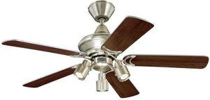   42 WESTINGHOUSE KINGSTON BRUSHED ALUMINIUM
