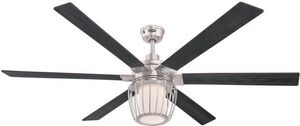  153 CM WESTINGHOUSE WILLA BRUSHED NICKEL
