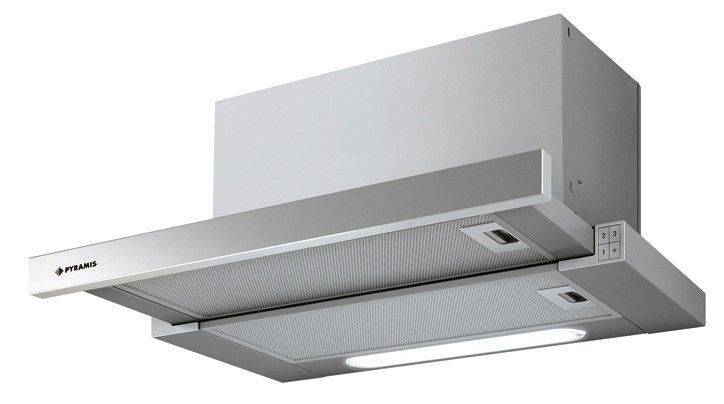 ΣΥΡΟΜΕΝΟΣ ΑΠΟΡΡΟΦΗΤΗΡΑΣ 60CM PYRAMIS ESSENTIAL TURBO INOX