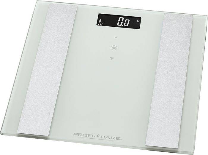 ΓΥΑΛΙΝΗ ΖΥΓΑΡΙΑ-ΛΙΠΟΜΕΤΡΗΤΗΣ PROFI CARE PC-PW 3007 FA WHITE