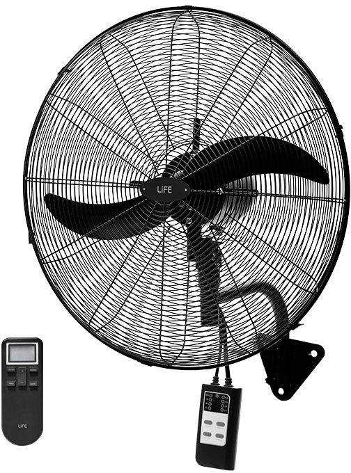 ΕΠΙΤΟΙΧΙΟΣ ΒΙΟΜΗΧΑΝΙΚΟΣ ΑΝΕΜΙΣΤΗΡΑΣ 50CM LIFE WINDPRO50 ΜΕ ΤΗΛΕΧΕΙΡΙΣΤΗΡΙΟ