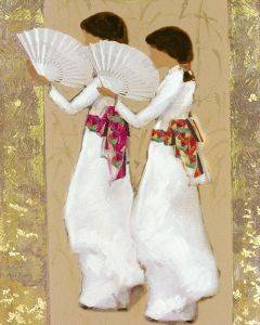  GIRLS FROM BINH DINH I 40 X 50 CM