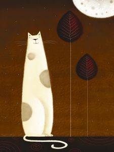 ΑΝΤΙΓΡΑΦΟ FELINE AND TWO LEAVES 40 X 50 CM ΑΝΤΙΓΡΑΦΟ FELINE AND TWO LEAVES 40 X 50 CM