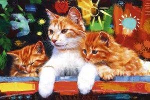 POSTER HAPPY CATS 61 X 91.5 CM POSTER HAPPY CATS 61 X 91.5 CM