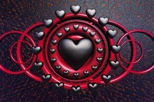 POSTER GOTHIC HEART 61 X 91.5 CM