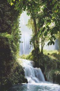 POSTER ZARAGOZA FALLS 61 X 91.5 CM