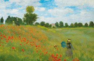 ΦΩΤΟΤΑΠΕΤΣΑΡΙΑ CHAMPS DE COQUELICOTS A ARGENTEUIL 175 X 115 CM ΦΩΤΟΤΑΠΕΤΣΑΡΙΑ CHAMPS DE COQUELICOTS A ARGENTEUIL 175 X 115 CM