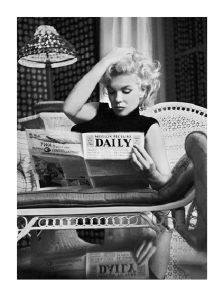 ��������� MARILYN MONROE MOTION PICTURE DAILY,NYC 1955 60 � 80 CM
