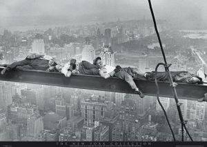 POSTER ASLEEP ON GIRDER 61 X 91.5 CM