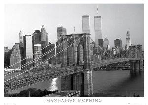 POSTER MANHATTAN MORNING 61 X 91.5 CM