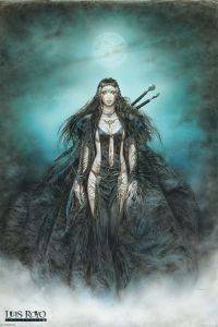 POSTER LUIS ROYO DAUGHTER MOON 61 X 91.5 CM