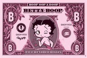 POSTER BETTY BOOP DOLLAR 61 X 91.5 CM POSTER BETTY BOOP DOLLAR 61 X 91.5 CM