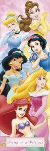 DOOR POSTER PRINCESS PRETTY 53 X 158 CM DOOR POSTER PRINCESS PRETTY 53 X 158 CM