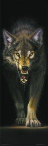 DOOR POSTER PROWLING WOLF 53 X 158 CM