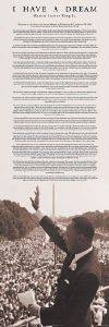 DOOR POSTER MARTIN LUTHER KING 53 X 158 CM DOOR POSTER MARTIN LUTHER KING 53 X 158 CM