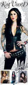 DOOR POSTER KVD TATTOO 53 X 158 CM DOOR POSTER KVD TATTOO 53 X 158 CM