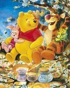 POSTER POOH SUNSET 40.6 X 50.8 CM