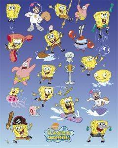 POSTER SPONGEBOB MULTIPLE 40.6 X 50.8 CM POSTER SPONGEBOB MULTIPLE 40.6 X 50.8 CM