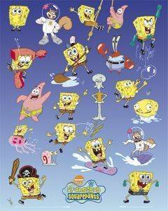 POSTER SPONGEBOB MULTIPLE 40.6 X 50.8 CM