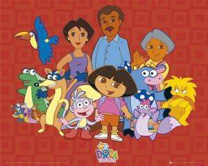 POSTER DORA FAMILY 40.6 X 50.8 CM