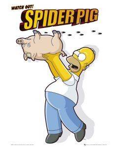 POSTER THE SIMPSONS SPIDER 40.6 X 50.8 CM