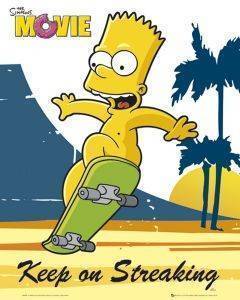 POSTER THE SIMPSONS BART 40.6 X 50.8 CM