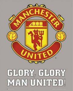 POSTER MAN UTD CREST 40.6 X 50.8 CM