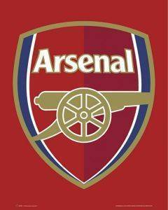 POSTER ARSENAL CLUB BADGE 40.6 X 50.8 CM