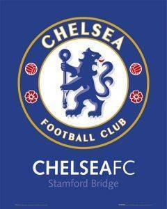POSTER CHELSEA CLUB CREST 40.6 X 50.8 CM
