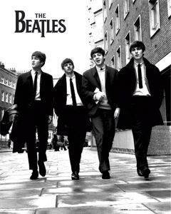 POSTER THE BEATLES IN LOND 40.6 X 50.8 CM