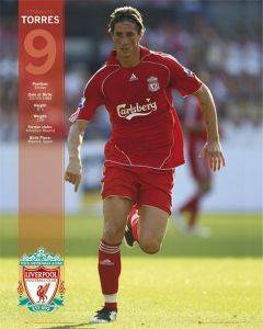 POSTER LIVERPOOL TORRES 40.6 X 50.8 CM