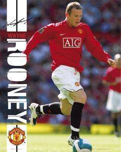 POSTER MAN UTD ROONEY 08 40.6 X 50.8 CM