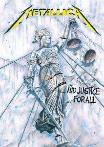 POSTER METALLICA JUSTICE FOE ALL 61 X 91.5 CM