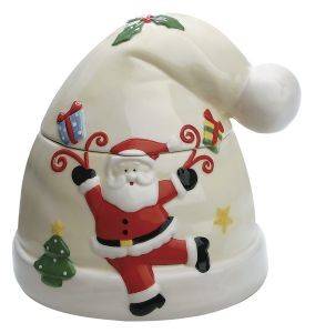 CELYNA SANTA HAT COOKIE JAR 18,5 EK