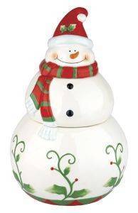 EIRA SNOWMAN COOKIE JAR 30 