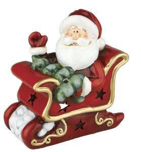 HOLLY RED SANTA ON CHAIR ���������  17��