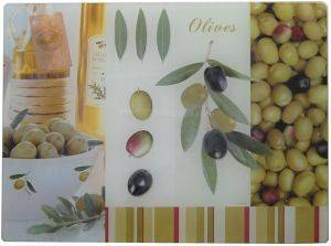OLIVES ΓΥΑΛΙ ΚΟΠΗΣ 40 Χ 30 CM OLIVES ΓΥΑΛΙ ΚΟΠΗΣ 40 Χ 30 CM