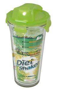 SHAKER GLASSLOCK ΓΥΑΛΙΝΟ ΜΕ ΘΕΡΜΙΔΟΜΕΤΡΗΤΗ ΠΡΑΣΙΝΟ (450ML) SHAKER GLASSLOCK ΓΥΑΛΙΝΟ ΜΕ ΘΕΡΜΙΔΟΜΕΤΡΗΤΗ ΠΡΑΣΙΝΟ (450ML)