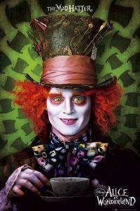 POSTER ALICE IN WONDERLAND �AD HATTER  61 X 91.5 CM