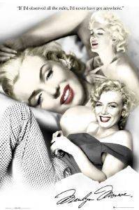 POSTER MARILYN MONROE RULES 61 X 91.5 CM POSTER MARILYN MONROE RULES 61 X 91.5 CM