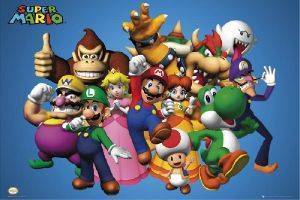 POSTER NINTENDO - CAST 61 X 91.5 CM POSTER NINTENDO - CAST 61 X 91.5 CM